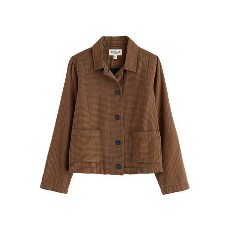 Seasalt Seasalt - carnon downs jacket - forest garden claystone Seasalt Seasalt - carnon downs jacket - forest garden claystone