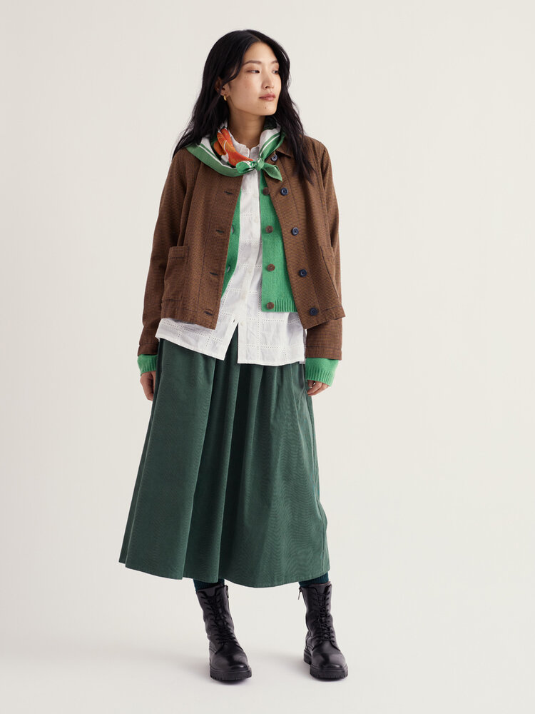 Seasalt Seasalt - carnon downs jacket - forest garden claystone Seasalt Seasalt - carnon downs jacket - forest garden claystone