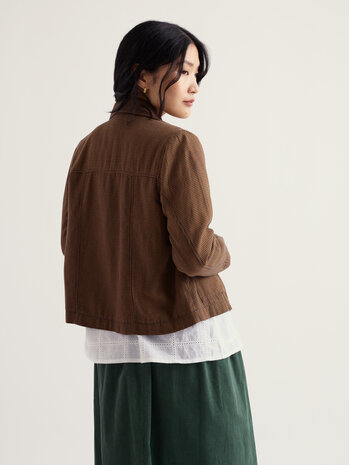 Seasalt Seasalt - carnon downs jacket - forest garden claystone Seasalt Seasalt - carnon downs jacket - forest garden claystone