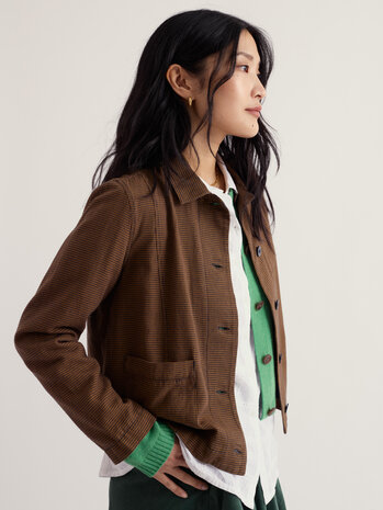 Seasalt Seasalt - carnon downs jacket - forest garden claystone Seasalt Seasalt - carnon downs jacket - forest garden claystone