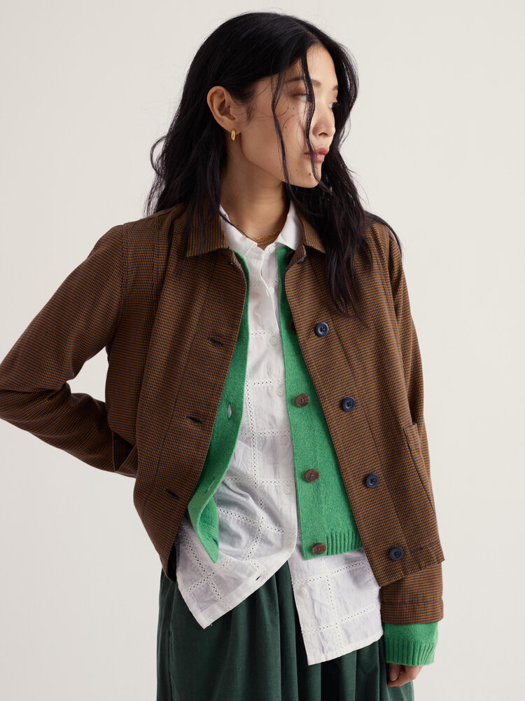Seasalt Seasalt - carnon downs jacket - forest garden claystone Seasalt Seasalt - carnon downs jacket - forest garden claystone