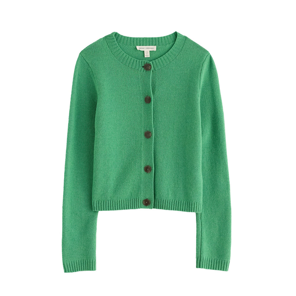 Seasalt Seasalt - tern tide cardigan - pea pod Seasalt Seasalt - tern tide cardigan - pea pod
