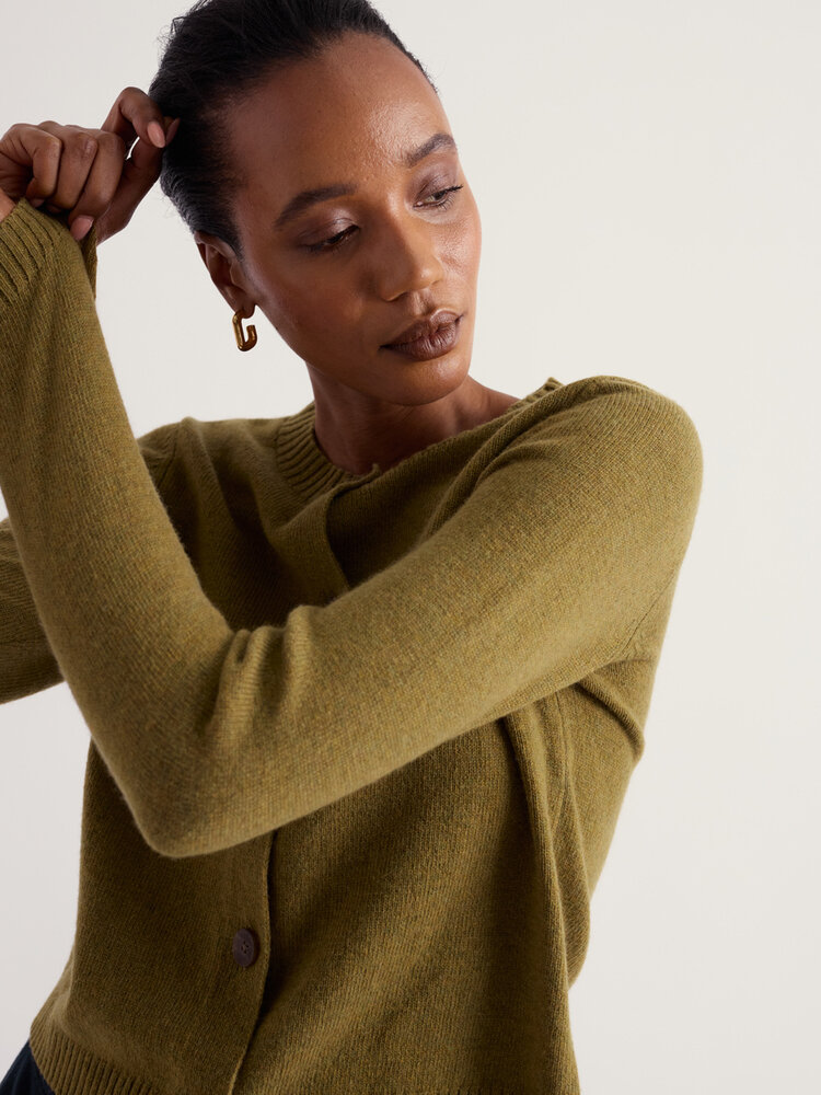 Seasalt Seasalt - tern tide cardigan - fern moss