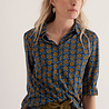 Seasalt Seasalt - 3/4 embrace shirt - marigold sketch marine Seasalt Seasalt - 3/4 embrace shirt - marigold sketch marine