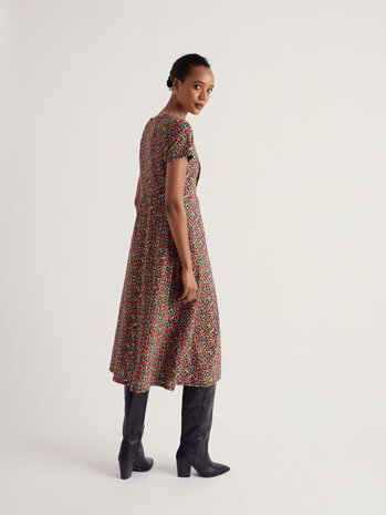 Seasalt Seasalt - chapelle dress - tomato blooms maritime