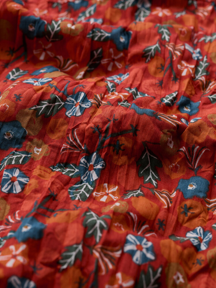Seasalt Seasalt - larissa shirt - tomato blooms cinnamon Seasalt Seasalt - larissa shirt - tomato blooms cinnamon