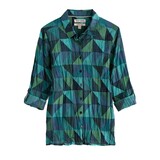 Seasalt Seasalt - larissa shirt - blanket geo estuary Seasalt Seasalt - larissa shirt - blanket geo estuary