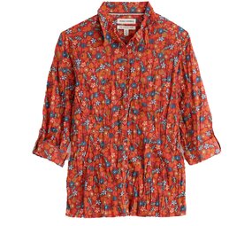 Seasalt Seasalt - larissa shirt - tomato blooms cinnamon Seasalt Seasalt - larissa shirt - tomato blooms cinnamon