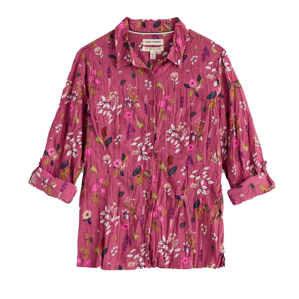 Seasalt Seasalt - larissa shirt - flora study rosa