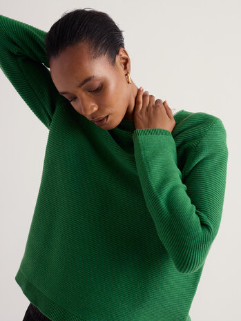 Seasalt Seasalt - makers jumper - pea pod