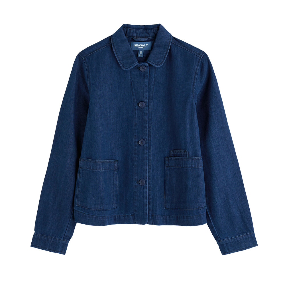 Seasalt Seasalt - coombe lane jacket - mid wash Seasalt Seasalt - coombe lane jacket - mid wash
