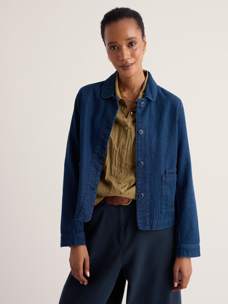 Seasalt Seasalt - coombe lane jacket - mid wash Seasalt Seasalt - coombe lane jacket - mid wash