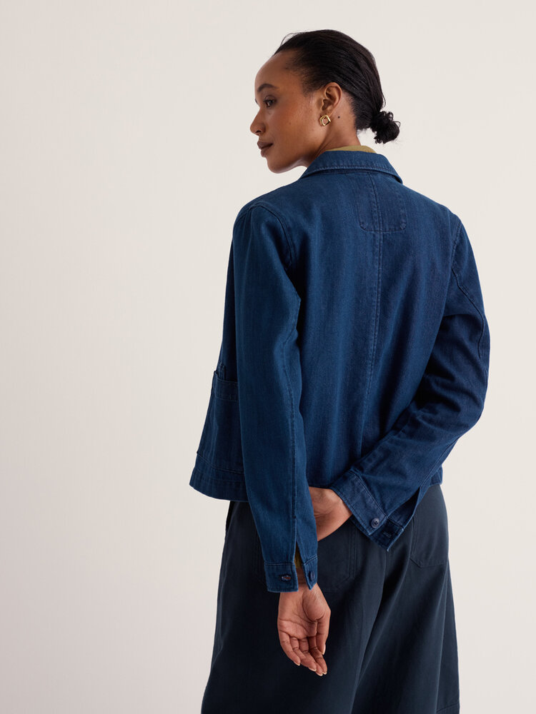 Seasalt Seasalt - coombe lane jacket - mid wash Seasalt Seasalt - coombe lane jacket - mid wash