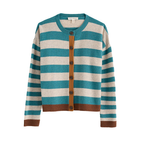 Seasalt Seasalt - pinwell cardigan - bright shape estuary mix Seasalt Seasalt - pinwell cardigan - bright shape estuary mix