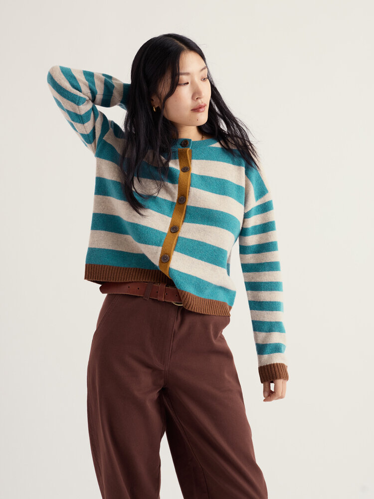Seasalt Seasalt - pinwell cardigan - bright shape estuary mix Seasalt Seasalt - pinwell cardigan - bright shape estuary mix