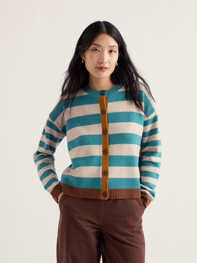 Seasalt Seasalt - pinwell cardigan - bright shape estuary mix Seasalt Seasalt - pinwell cardigan - bright shape estuary mix