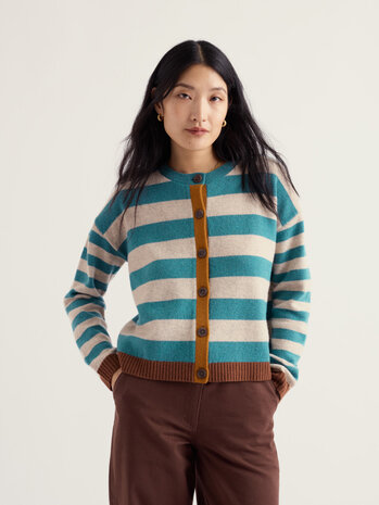 Seasalt Seasalt - pinwell cardigan - bright shape estuary mix Seasalt Seasalt - pinwell cardigan - bright shape estuary mix