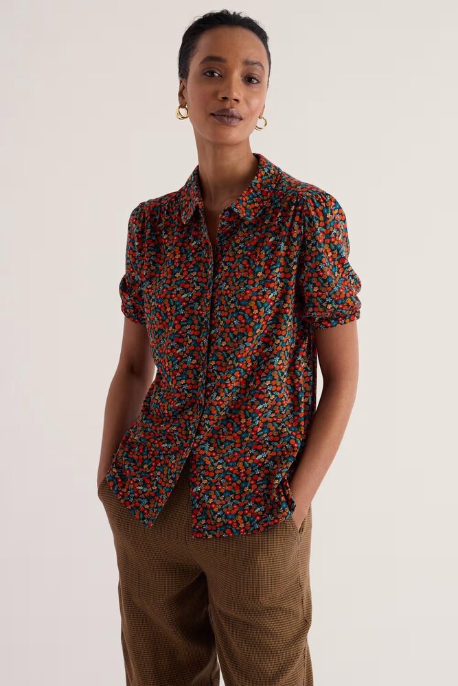 Seasalt Seasalt - embrace shirt - tomato blooms maritime Seasalt Seasalt - embrace shirt - tomato blooms maritime