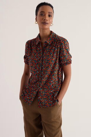 Seasalt Seasalt - embrace shirt - tomato blooms maritime Seasalt Seasalt - embrace shirt - tomato blooms maritime
