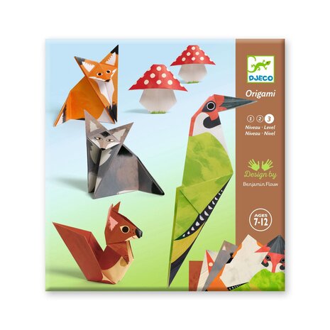 Djeco Djeco - origami - bosdieren Djeco Djeco - origami - bosdieren