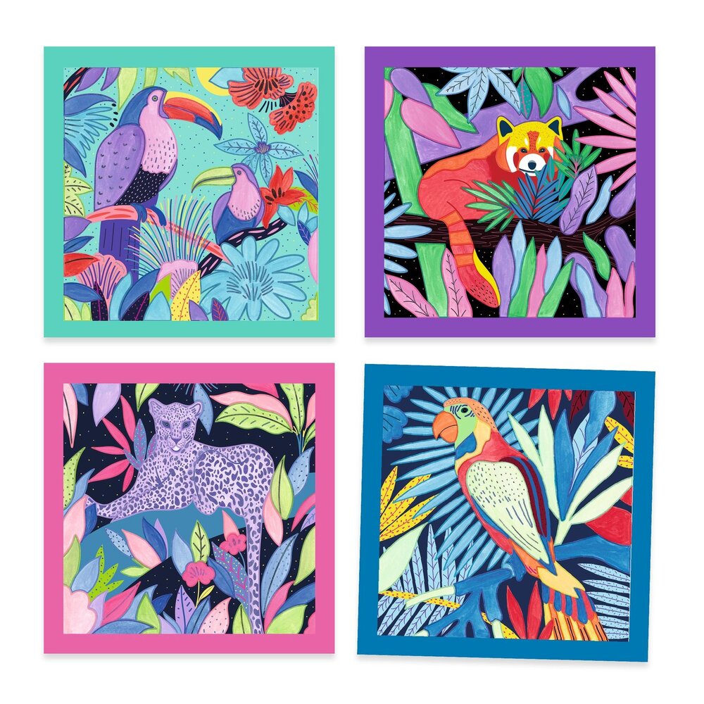 Djeco Djeco - schilderijtjes met pallet - selva