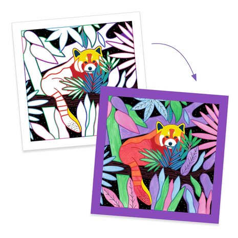 Djeco Djeco - schilderijtjes met pallet - selva