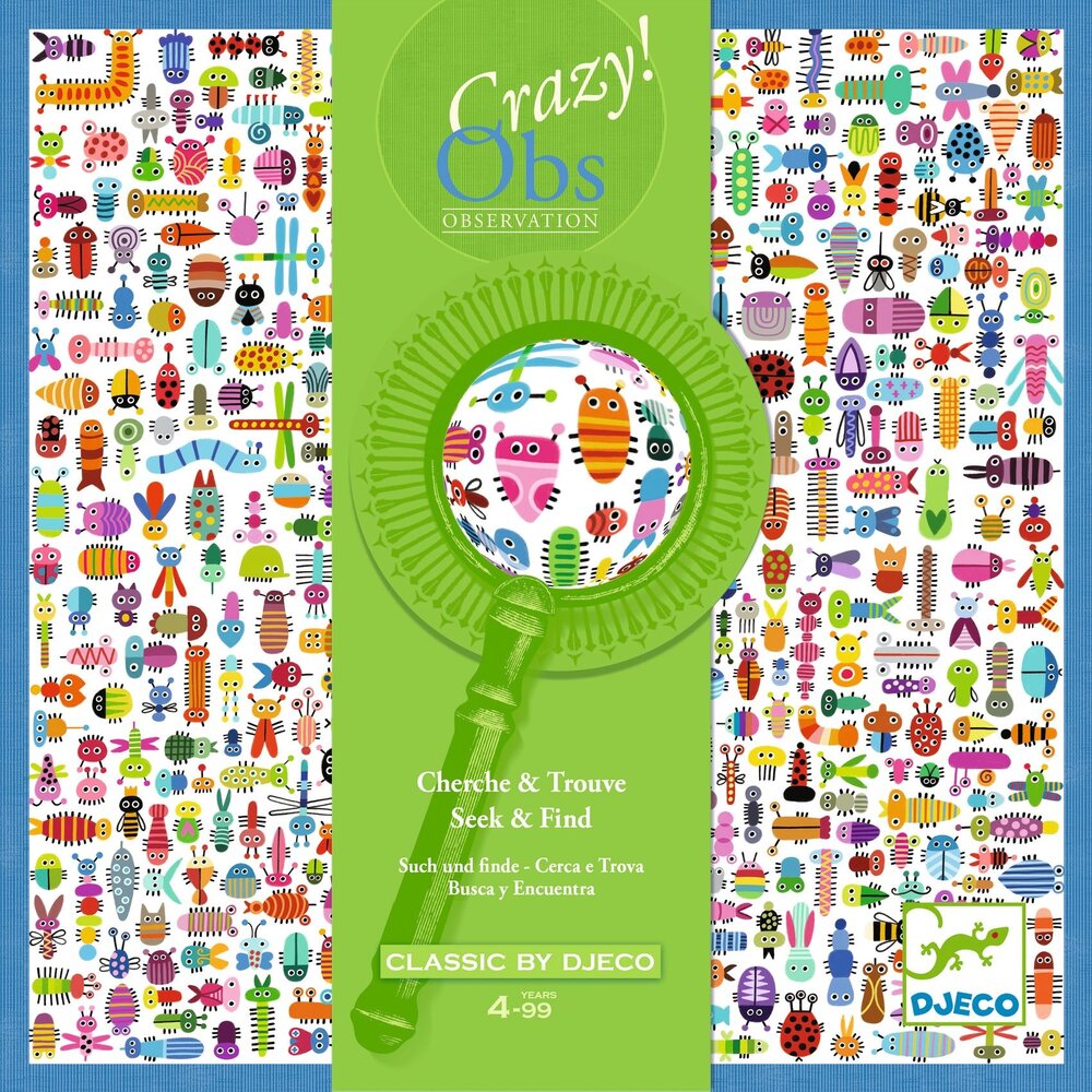 Djeco Djeco - zoekspel crazy obs - tiny beasts Djeco Djeco - zoekspel crazy obs - tiny beasts