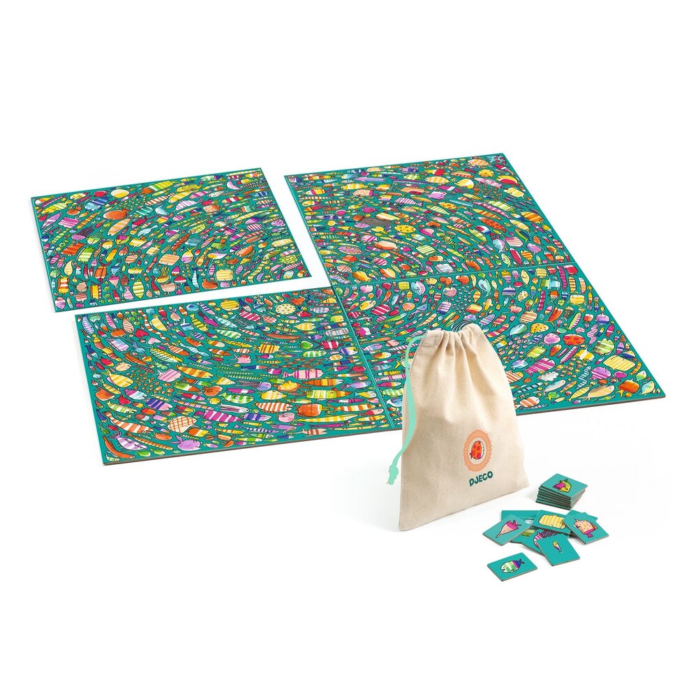 Djeco Djeco - zoekspel crazy obs - fishy fish Djeco Djeco - zoekspel crazy obs - fishy fish