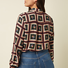 King Louie King Louie - maisie blouse melrose - black King Louie King Louie - maisie blouse melrose - black