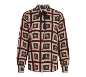 King Louie King Louie - maisie blouse melrose - black King Louie King Louie - maisie blouse melrose - black