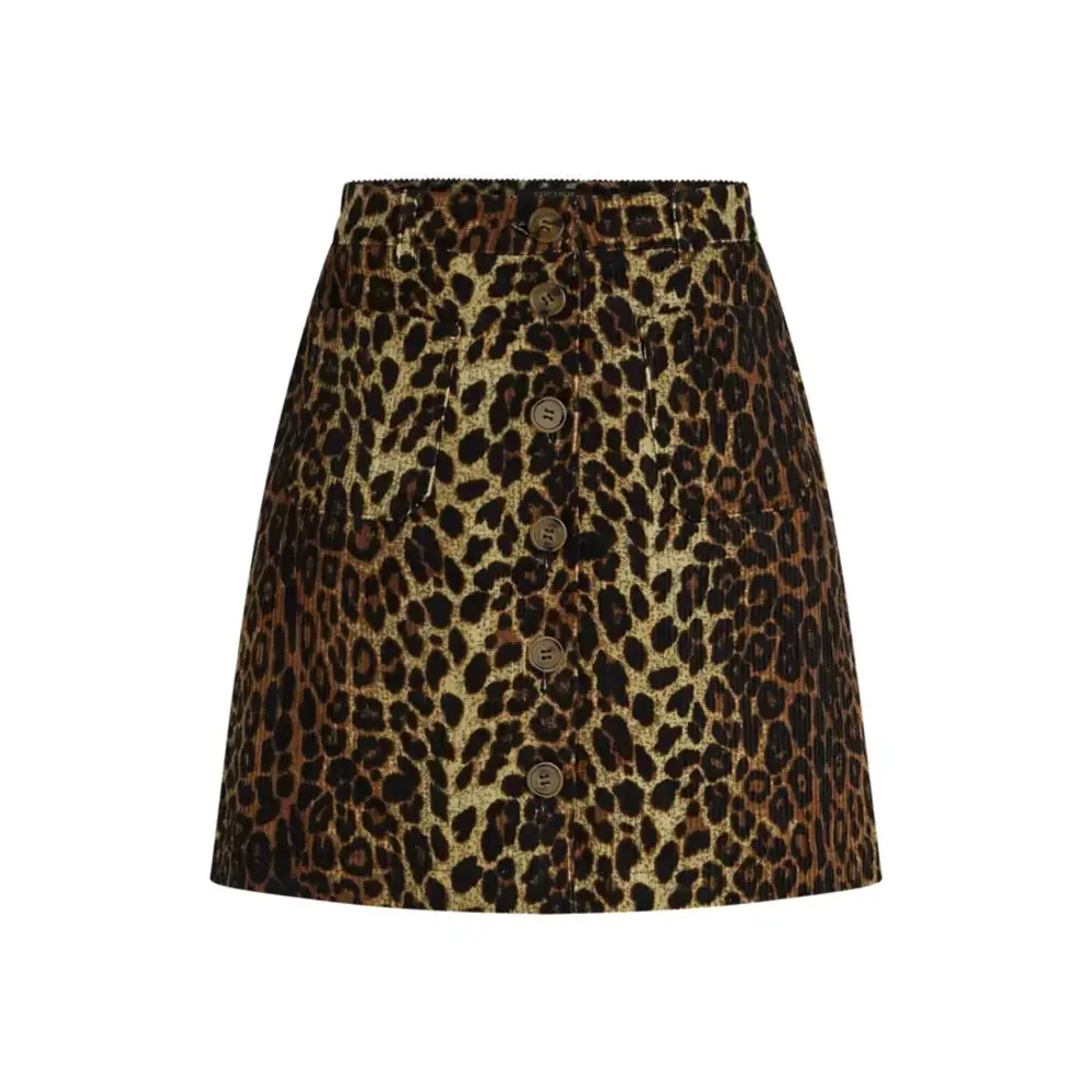King Louie King Louie - garbo mini skirt fargo cord - natural King Louie King Louie - garbo mini skirt fargo cord - natural