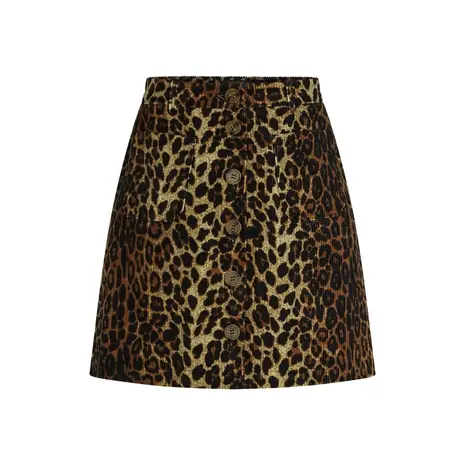 King Louie King Louie - garbo mini skirt fargo cord - natural King Louie King Louie - garbo mini skirt fargo cord - natural