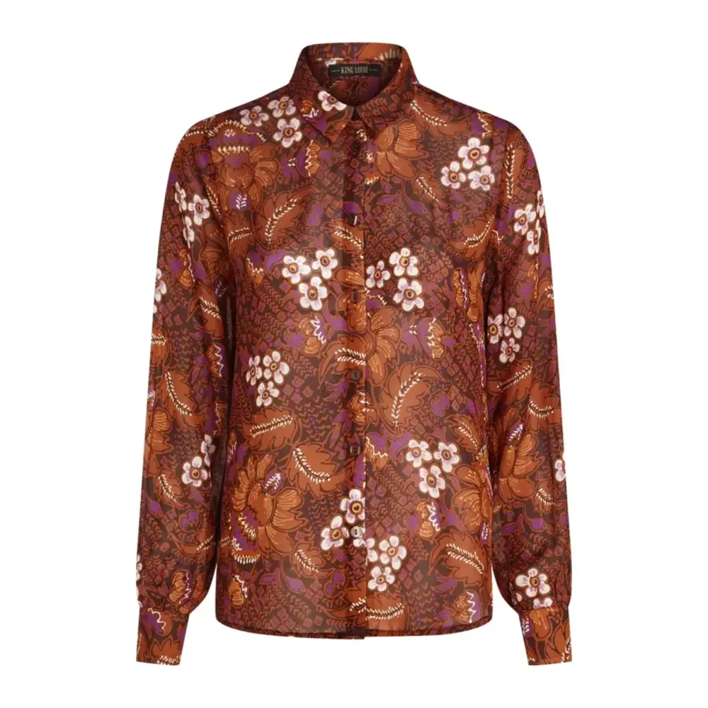 King Louie King Louie - maisie blouse myrtle - umbre King Louie King Louie - maisie blouse myrtle - umbre