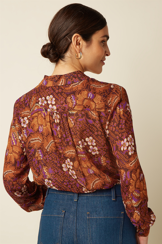King Louie King Louie - maisie blouse myrtle - umbre King Louie King Louie - maisie blouse myrtle - umbre