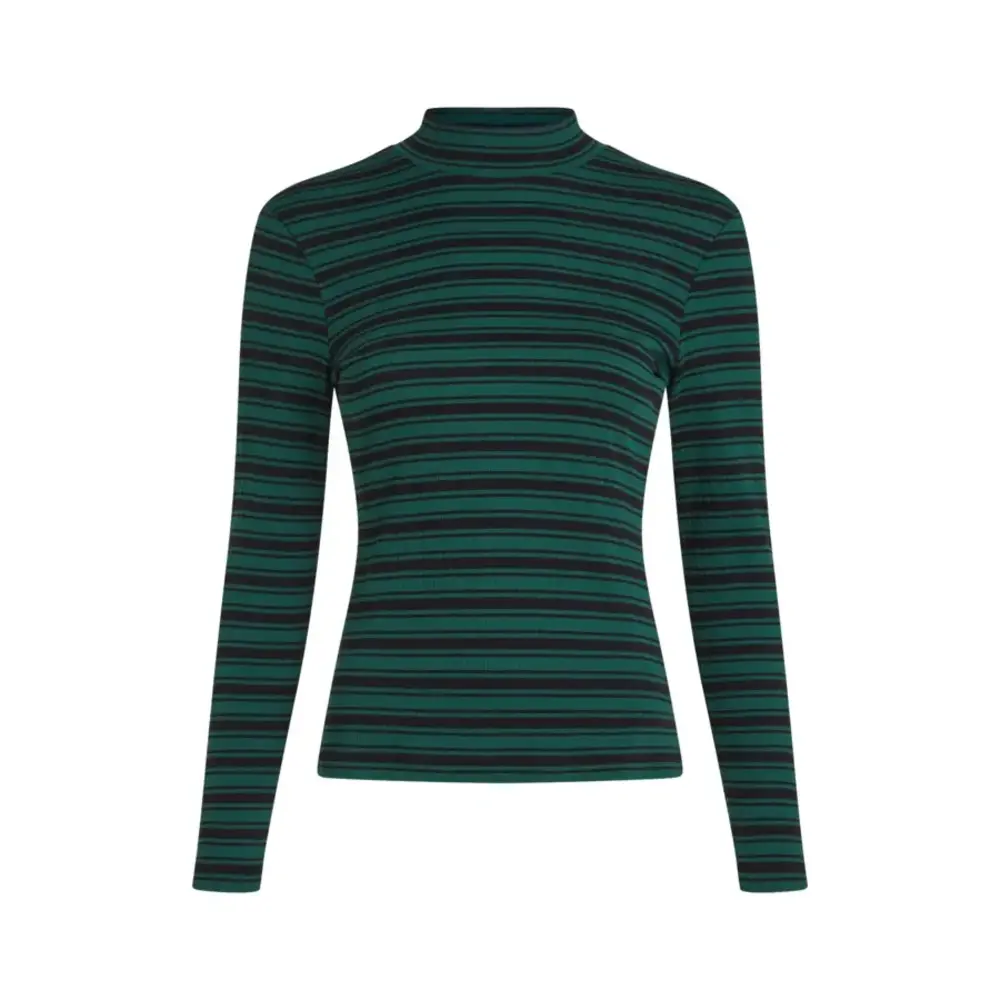 King Louie King Louie - turtle top rae stripe - botanical green King Louie King Louie - turtle top rae stripe - botanical green