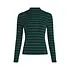King Louie - turtle top rae stripe - botanical green King Louie - turtle top rae stripe - botanical green