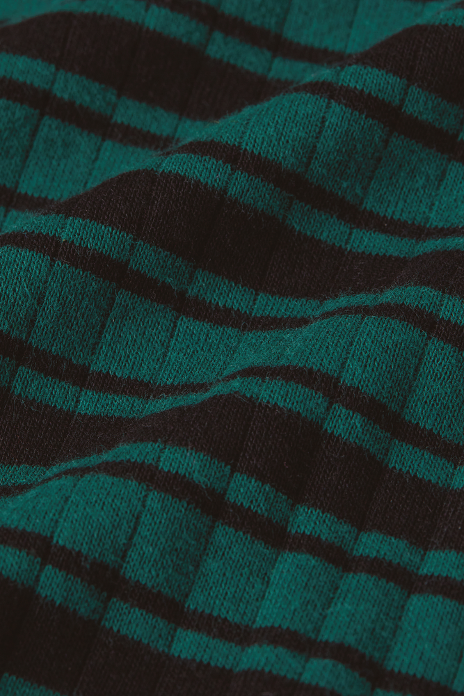 King Louie King Louie - turtle top rae stripe - botanical green King Louie King Louie - turtle top rae stripe - botanical green