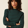 King Louie King Louie - turtle top rae stripe - botanical green King Louie King Louie - turtle top rae stripe - botanical green