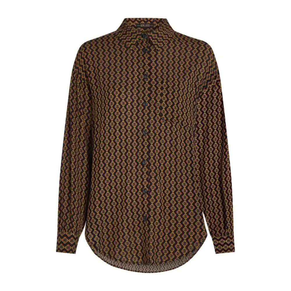 King Louie King Louie - gaby blouse turi woven - black King Louie King Louie - gaby blouse turi woven - black