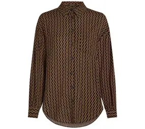 King Louie King Louie - gaby blouse turi woven - black King Louie King Louie - gaby blouse turi woven - black