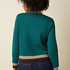 King Louie King Louie - colorblock coljack daytona sweat - spruced green