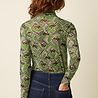 King Louie King Louie - rollneck top leia mesh - posey green King Louie King Louie - rollneck top leia mesh - posey green