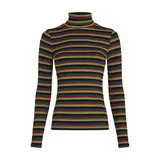 King Louie King Louie - rollneck top lottie stripe - botanical green