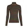 King Louie King Louie - rollneck top lottie stripe - botanical green King Louie King Louie - rollneck top lottie stripe - botanical green