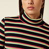 King Louie King Louie - rollneck top lottie stripe - imperial purple King Louie King Louie - rollneck top lottie stripe - imperial purple