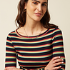 King Louie King Louie - lili top lottie stripe - imperial purple King Louie King Louie - lili top lottie stripe - imperial purple