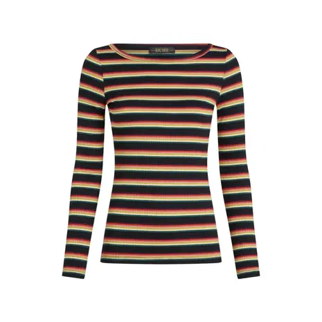 King Louie King Louie - lili top lottie stripe - imperial purple King Louie King Louie - lili top lottie stripe - imperial purple