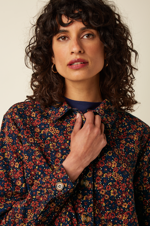 King Louie King Louie - pearl jacket vignon - evening blue King Louie King Louie - pearl jacket vignon - evening blue