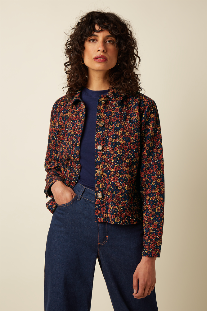 King Louie King Louie - pearl jacket vignon - evening blue King Louie King Louie - pearl jacket vignon - evening blue