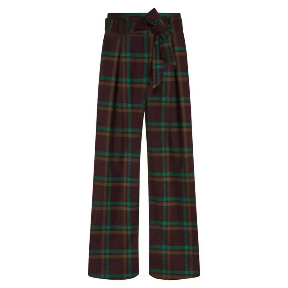 King Louie King Louie - ava pants vera check - porto red King Louie King Louie - ava pants vera check - porto red